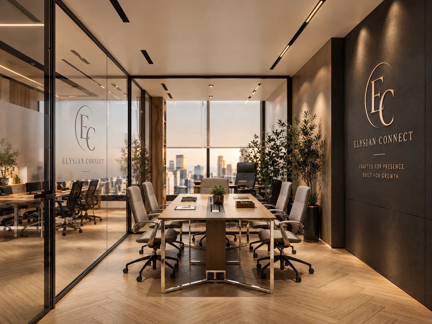Elysian Connect branded consultation office