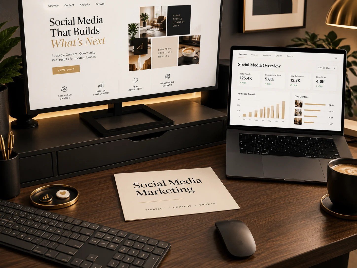 Elysian Connect marketing and conversion workspace